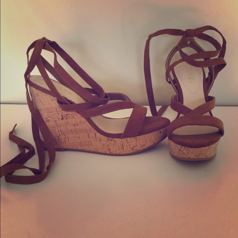 Guess wedges . New with out box